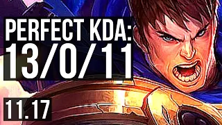 GAREN vs AATROX (TOP) | 13/0/11, 2.1M mastery, Legendary | EUW Diamond | v11.17