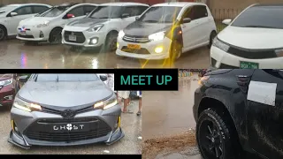 Hyderabad cars MEET-UP 2k23 😱| drifting👻 | fires🔥 | with beautiful rainy weather❤