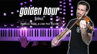 JVKE - golden hour | Piano & Violin Cover by Pianella Piano & Louis Pier Racicot @music-4-humans