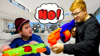 КРУТАЯ ПОДСТАВА ДЛЯ РЫЖЕГО / Кириешка Nerf War