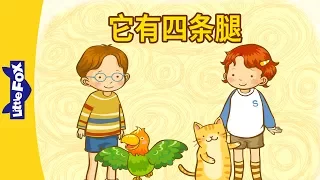 It Has Four Legs (它有四条腿) | Learning Songs 2 | Chinese song | By Little Fox