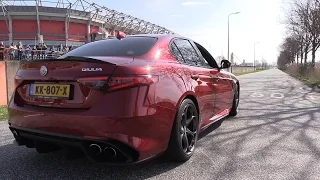 510HP Alfa Romeo Giulia Quadrifoglio - Exhaust Sound & Acceleration!