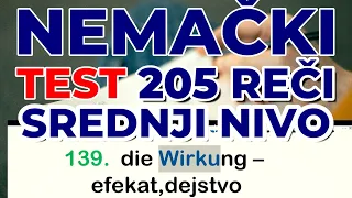 NEMAČKI TEST  - KOLIKO OD OVIH REČI ZNATE - ZA SVAKU REČ IMATE I MALU POMOĆ