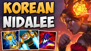 KOREAN CHALLENGER NIDALEE CARRY GAMEPLAY | CHALLENGER NIDALEE JUNGLE GAMEPLAY | Patch 13.19 S13