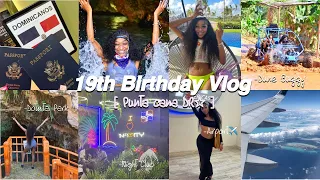 MY 19TH BIRTHDAY VLOG✈️🌴🌺 PUNTA CANA DR (grwm, house tour, dinner, hair, airport, partying & more)