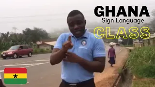 Learn GHANA Sign Language with Marco! | GSL Online Class