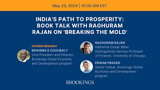 India’s path to prosperity: Book talk with Raghuram Rajan on ‘Breaking the Mold’