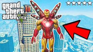 GTA 5: TESTING THE SUIT OF IRON MAN (POWERFUL!)