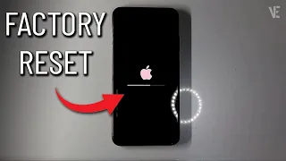 Factory Reset iPhone 14/13/12/11/SE/X | How To Hard Reset iphone & Erase All Data 🔃✔️