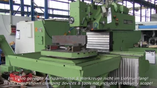 MAHO MH 1000 C 4-Axis Universal CNC Milling Machine / Universalfräsmaschine