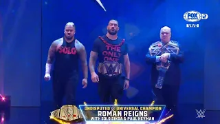 Entrada Roman Reigns "El Jefe Tribal" Campeón Indiscutible de WWE - WWE Smackdown 21/07/2023 Español