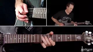 Tornado of Souls Guitar Solo Lesson - Megadeth