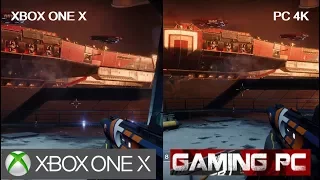 DESTINY 2 - XBOX ONE X vs PC 4K Gameplay Graphics Comparison