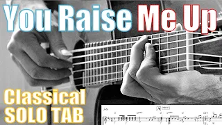 You raise me up TABS Fingerstyle Guitar Classical Solo tab