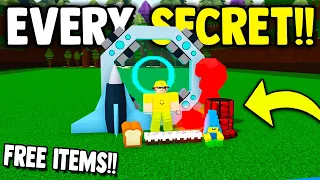 *EVERY* SECRET (items) | Build a Boat for Treasure ROBLOX