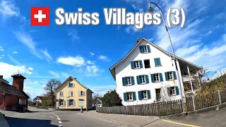 Beautiful Swiss Villages Pt. 3 (4K) – Driving Tour Switzerland 🇨🇭