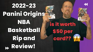2022-23 PANINI ORIGINS NBA BASKETBALL RIP AND REVIEW! 7 CARDS APPROX. $50/ PER CARD, IS IT WORTH IT?