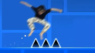 Geometry Dash but need REAL JUMP