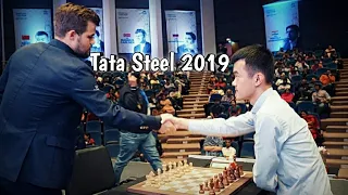 Magnus Carlsen vs Ding Liren || GCT Tata Steel Blitz (2019)