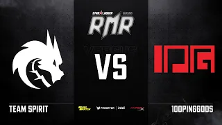 [RU] Team Spirit vs 100PingGods | Карта 2: Nuke | StarLadder CIS RMR Main Event Group Stage