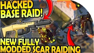 HACKED BASE RAID - NEW FULLY MODDED SCAR RAIDING - Last Day On Earth Survival Update 1.9