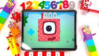 Numberblocks 1 to 1000 Math Link Cubes Fun Toy Counting Spring Colours | Learn to Count Big Numbers