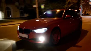 BMW F30 drift Moscow