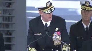 USS Michael Murphy DDG-112 Commissioning - Admiral Bill McRaven