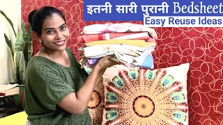 8 Genius Ideas to Reuse Old Bedsheets सबसे आसान !! Transform Old Bedsheets into Stunning Home Decor