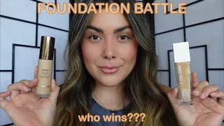 Battle of the foundations: Lancôme Teint Idole Care & Glow VS Hourglass Ambient Soft Glow 🥊