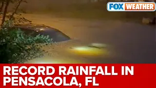 Flash Flood Emergency Prompts 130+ Rescues In Pensacola, FL As Foot Of Rain Falls In Hours