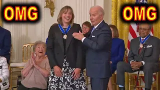 Joe Biden Just INSULTED American Hero Katie Ledecky at Medal of Freedom Event.....