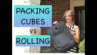 Best Method: Packing Cubes vs Rolling Method in a CarryOn - My Test and Review