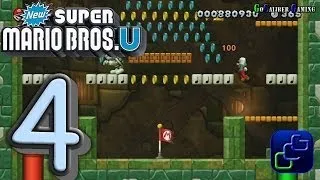 New Super Mario Bros  U Walkthrough - Part 4 - Sparkling Waters