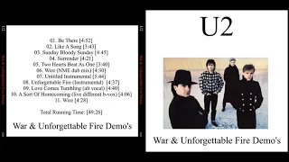 U̲2 -  War & Unforgettable Fire Demos (Full Album)