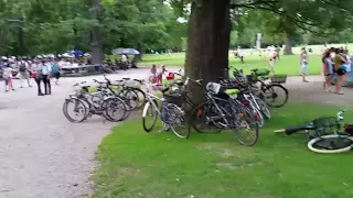 bzrncz At Hirschgarten Biergarten, busy day