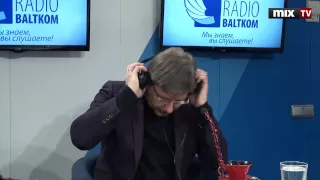Мэр Риги Нил Ушаков в программе "Разворот". MIX TV
