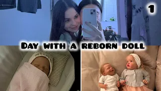 день  с  РЕБОРНАМИ и  ПОДРУГОЙ, ЧТО мне  ПОДАРИЛИ на  15 ДЕНЬ РОЖДЕНИЯ? 🤍//REBORN DOLL 👼💕