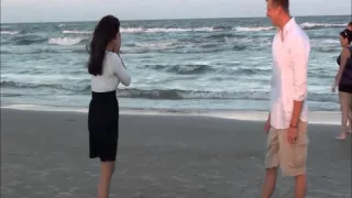 Funniest Beach Proposal