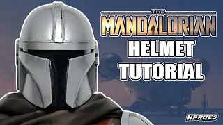 DIY The Mandalorian Helmet Tutorial  - FREE TEMPLATE