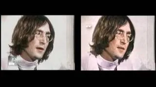 John Lennon-Paul McCartney 1968 Larry Kane side by side