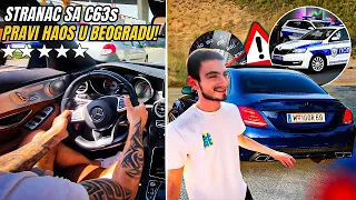 STRANAC SA C63S PRAVI HAOS U BEOGRADU