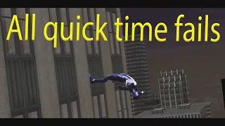 All Quick Time Event Fails in Spider-Man Web of Shadows