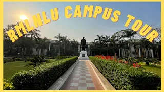RMLNLU, Lucknow Campus Tour | VLOG 13 🌼 #NLULucknow #RMLNLU #CampusTour
