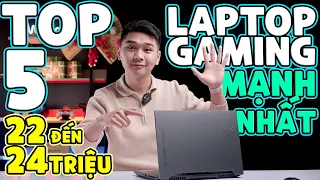 TOP 5 Laptop Gaming MẠNH NHẤT dưới 25 triệu - Đầu năm 2024 mua Laptop nào? | LaptopWorld