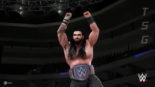 WWE 2K19 Roman Reigns Tribal Chief Entrance, Signatures, Finishers, & Victory Motion (Xbox One)