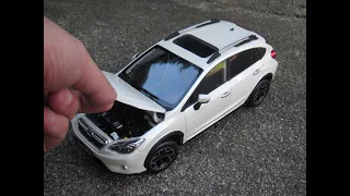 Unboxing of Subaru XV Crosstrek 2012  1:18 Scale Diecast Model Car【Sun Star】