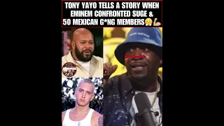 Tony Yayo Tells A Story When Eminem Confronted Suge Knight & 50 Mexican Gang Members😳
