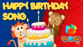 🎶🎸2023 HAPPY BIRTHDAY SONG / WOW Tv Kids Songs [English and Spanish Version] Sing alone