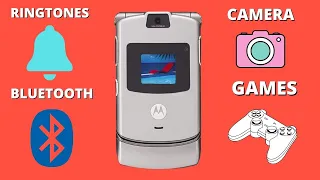 Motorola RAZR V3 Review , Ringtones , Games , Battery , old mobile phone 2004 Overview
